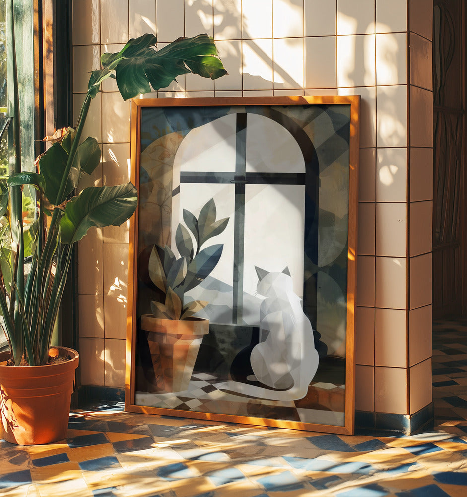 White cat | Poster