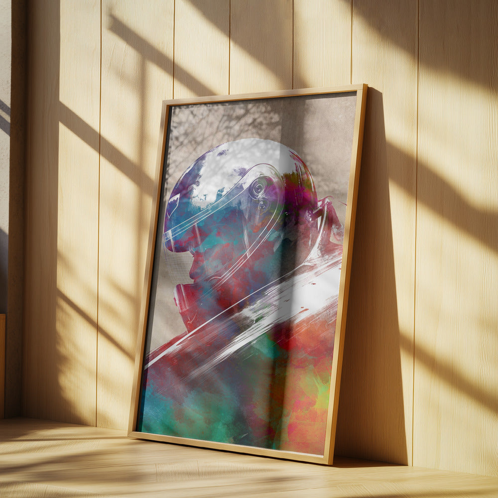 Bobsleigh sport art | Poster