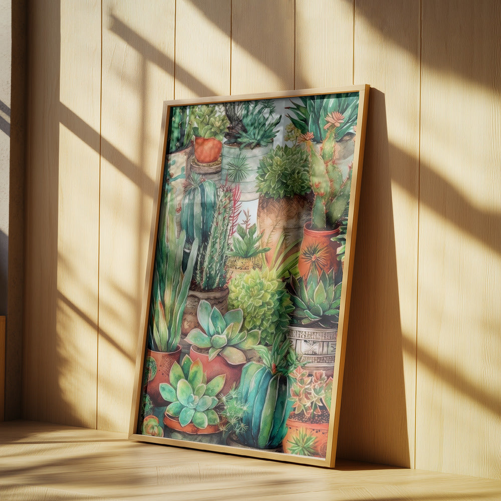 Succulents and cactus 13 POTTED FLORALS | Poster