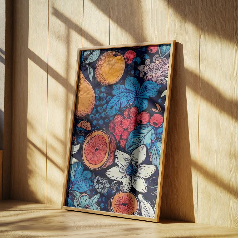 Flowers and fruits 6 | Poster