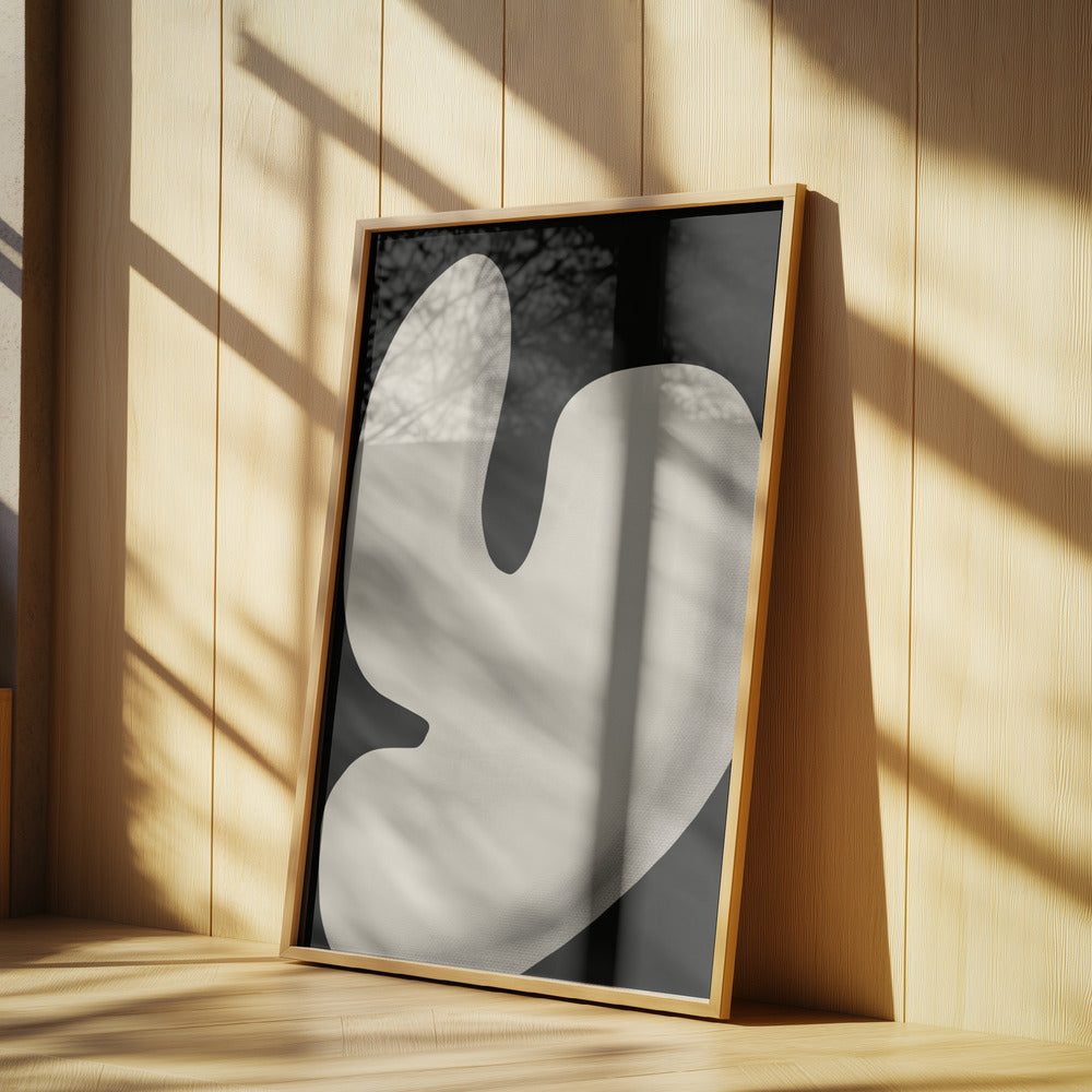 Abstract White Sculpture Y | Poster