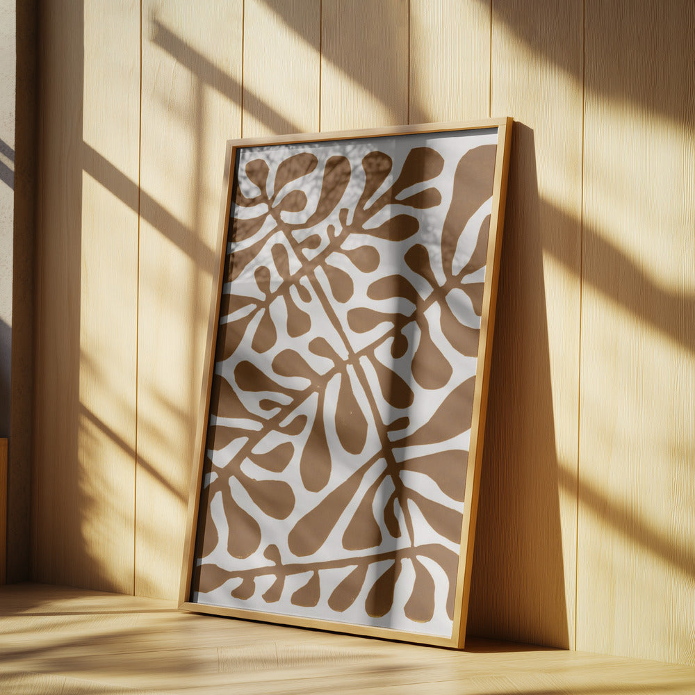 Linocut Plant #2 | Poster