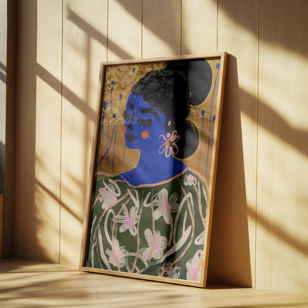 The Blue Woman | Poster