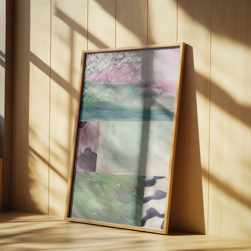 Watercolor abstract composition 10 | Poster