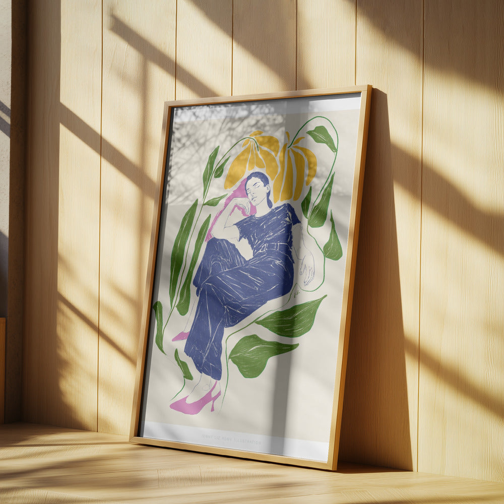Jlr Quiet in the garden | Poster