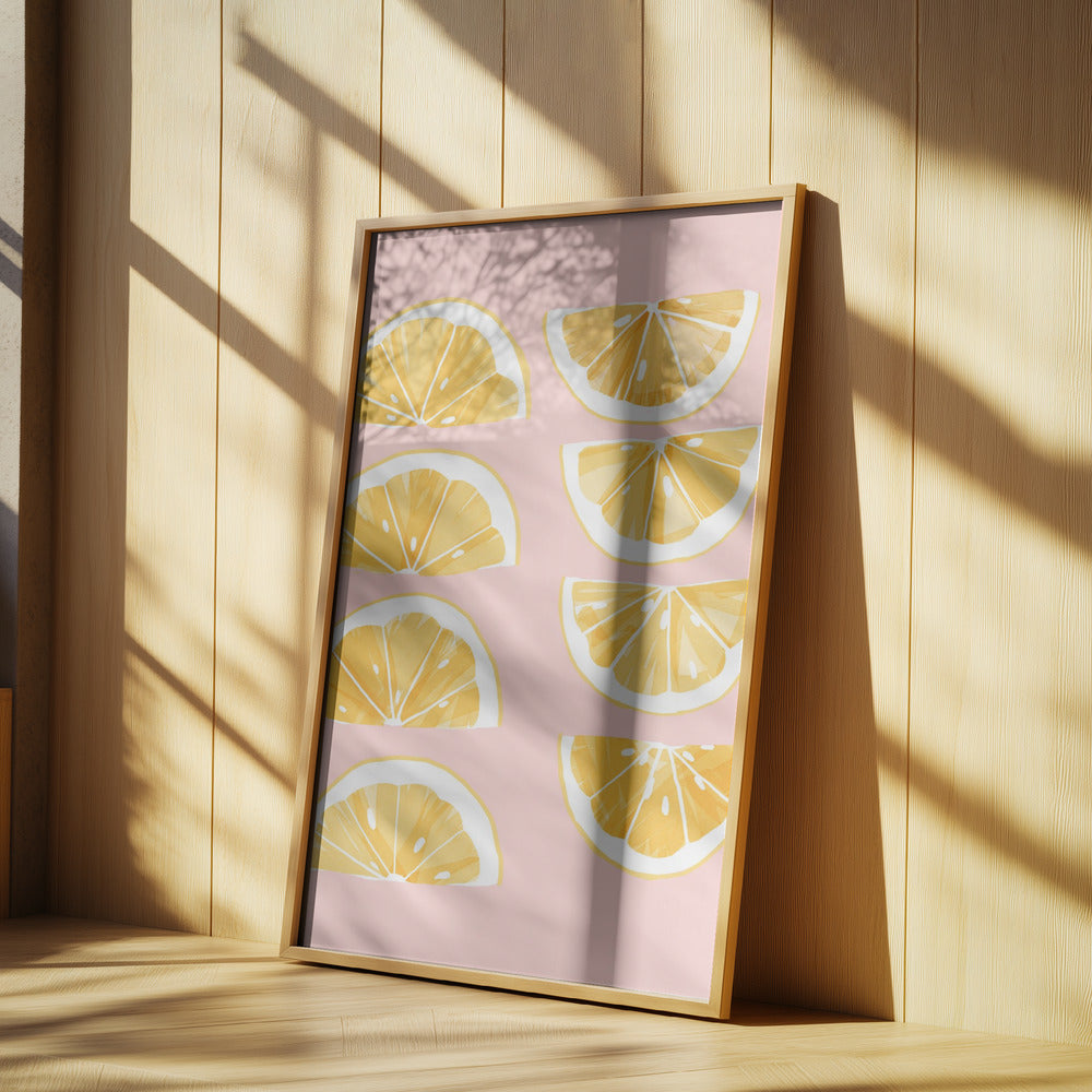 Skivade citroner | Poster