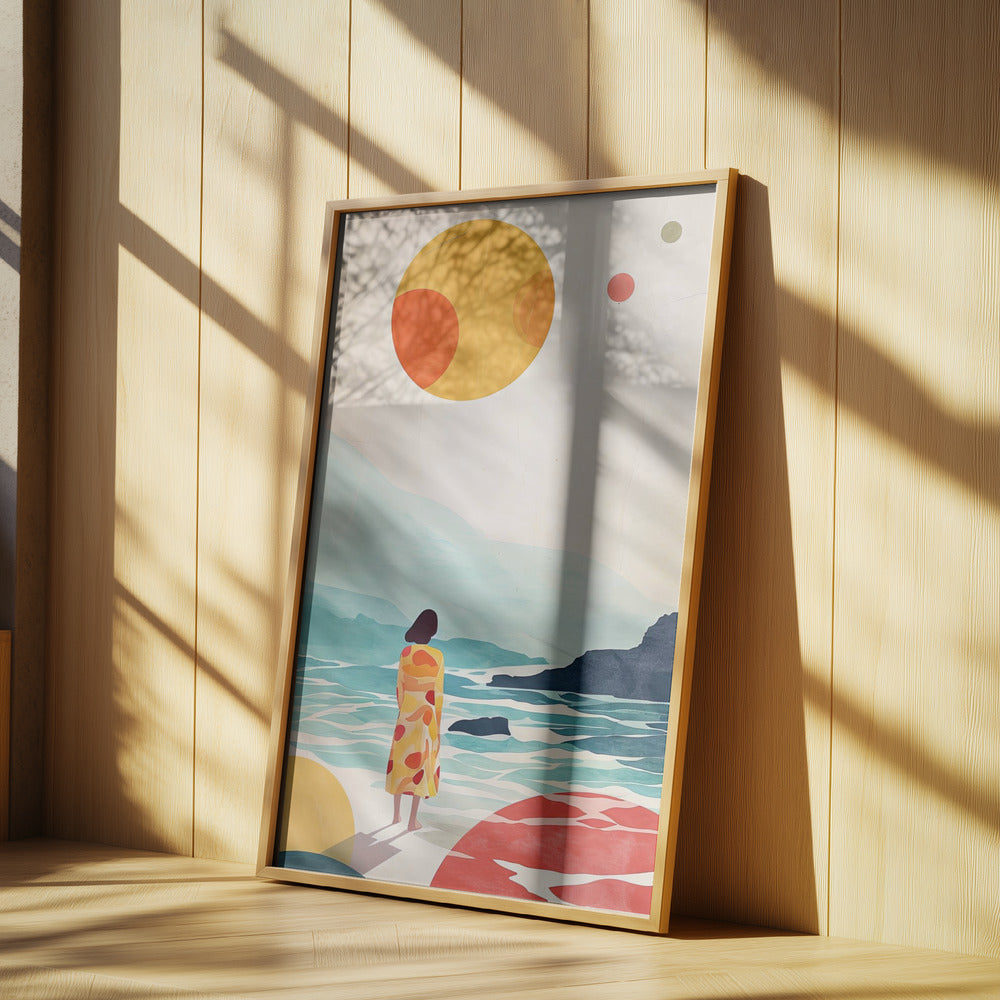 Vacation Watercolor Digital Painting (3) | Poster
