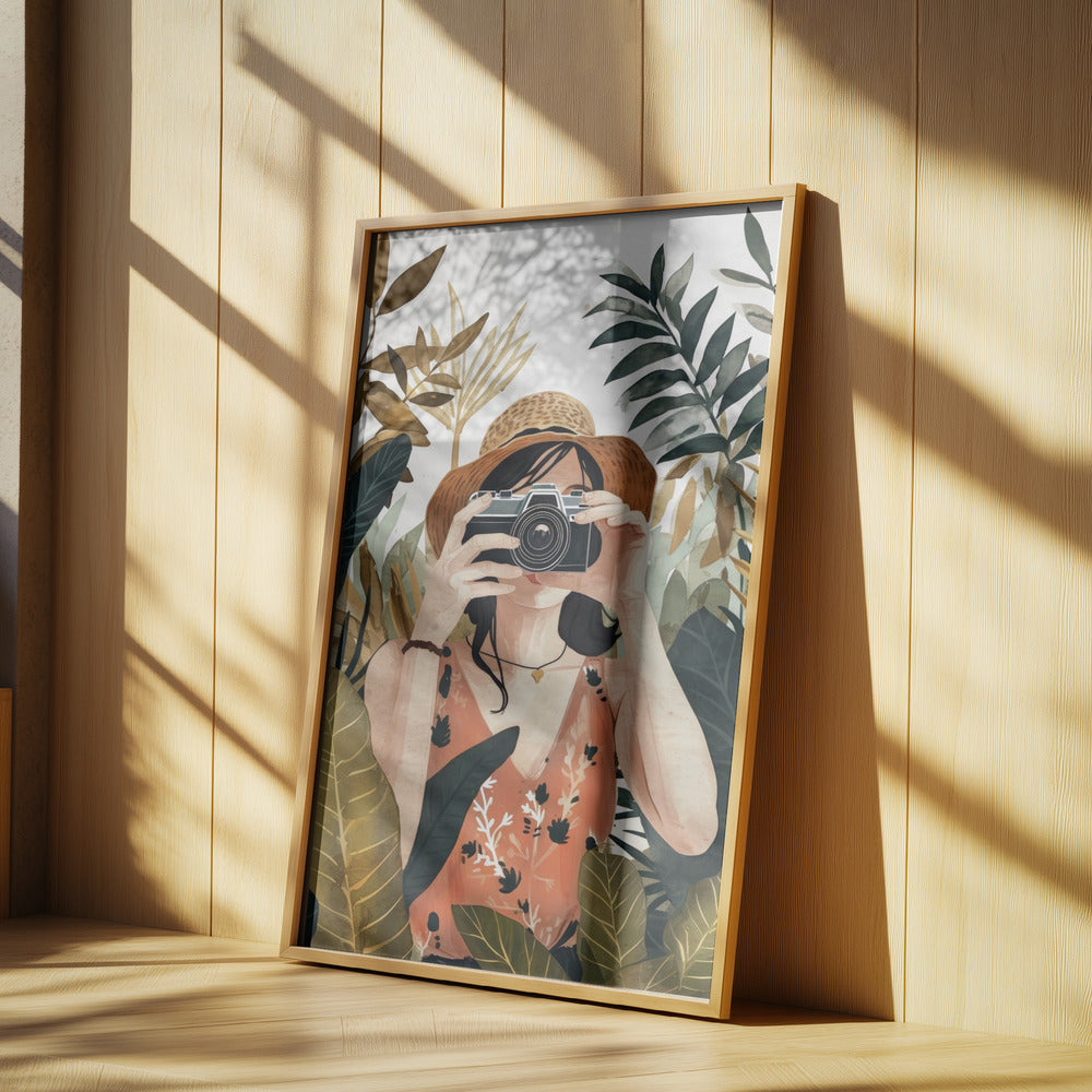 Vacation Watercolor Digital Painting (4) | Poster