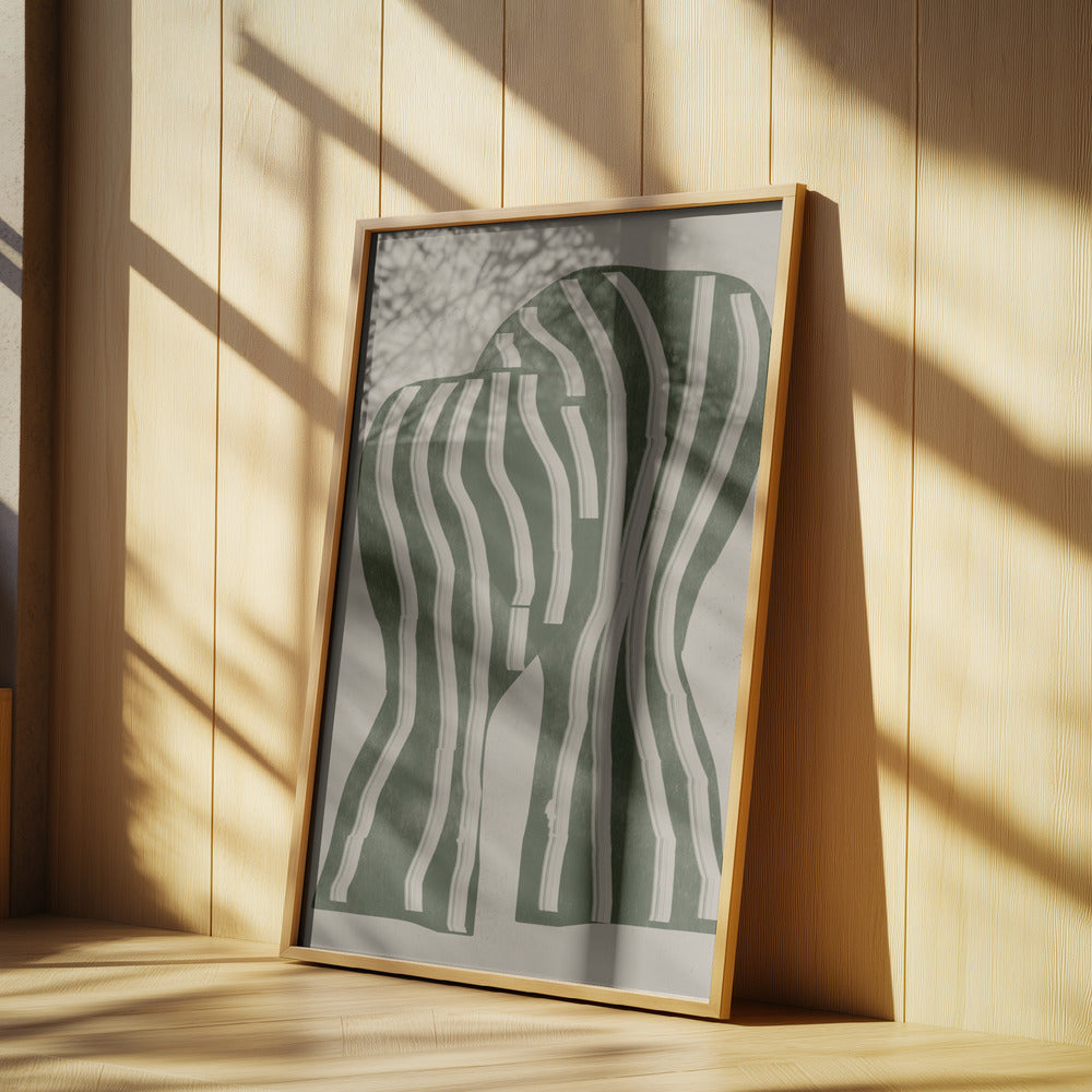 Curved Stripes | Poster