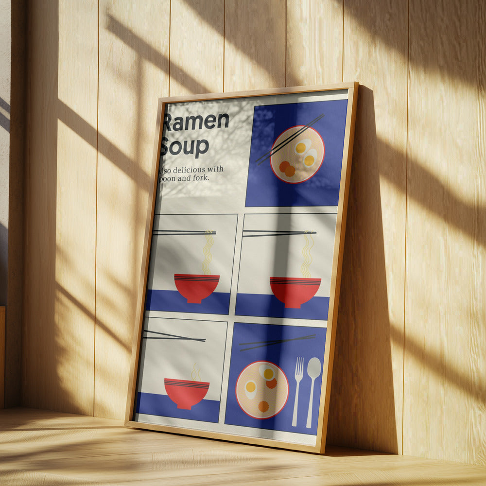 Affisch Ramensoppa | Affisch