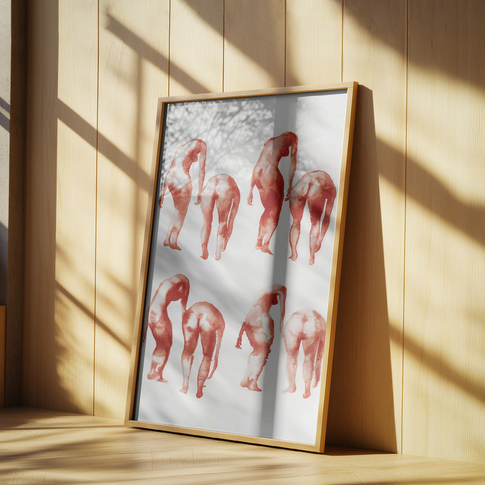 Figurbewegungsstudie 2x4 | Poster