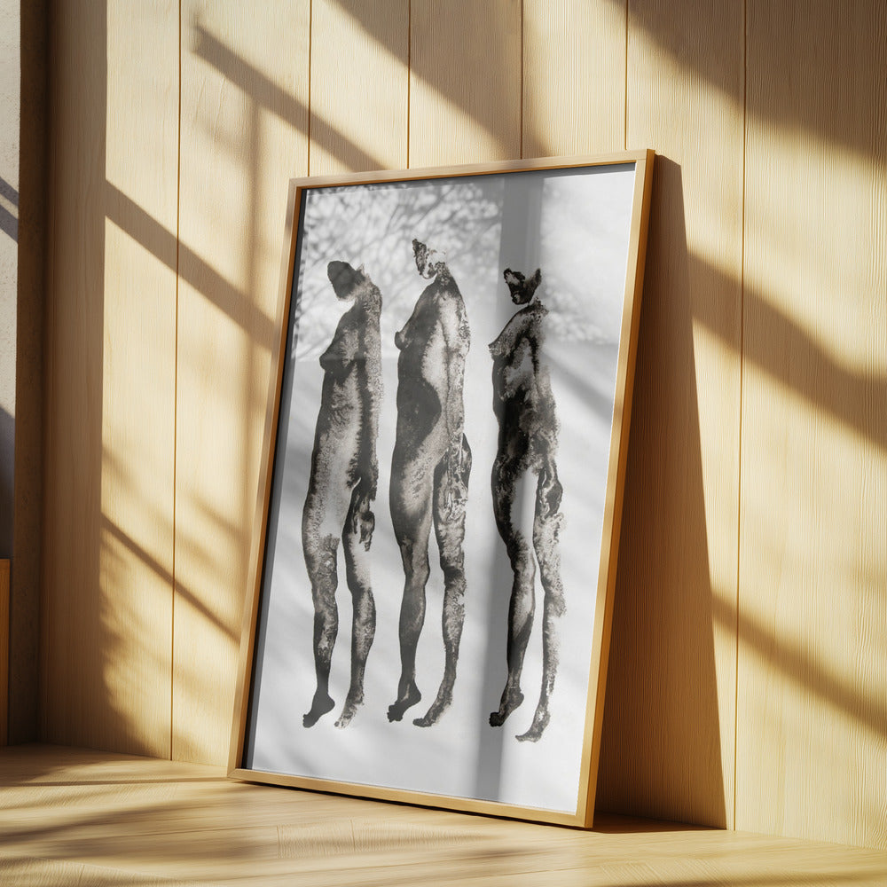 Figure Study 3x | Poster