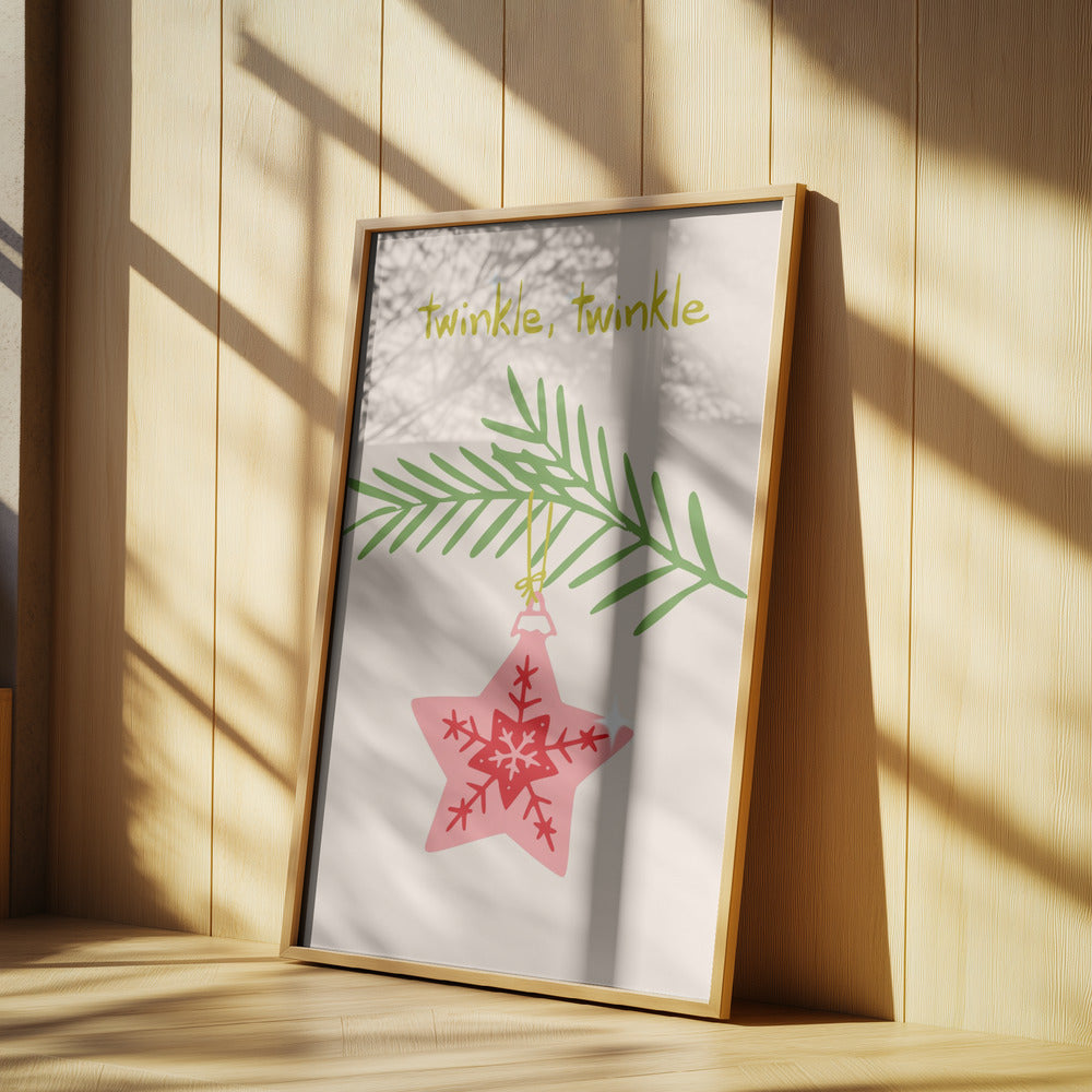 Fröhlich funkelnder Weihnachtsstern | Poster