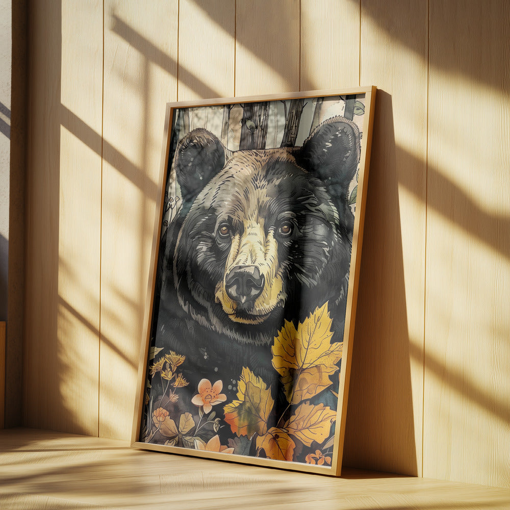 Animal Bear Watercolor Animal Art 6 | Poster