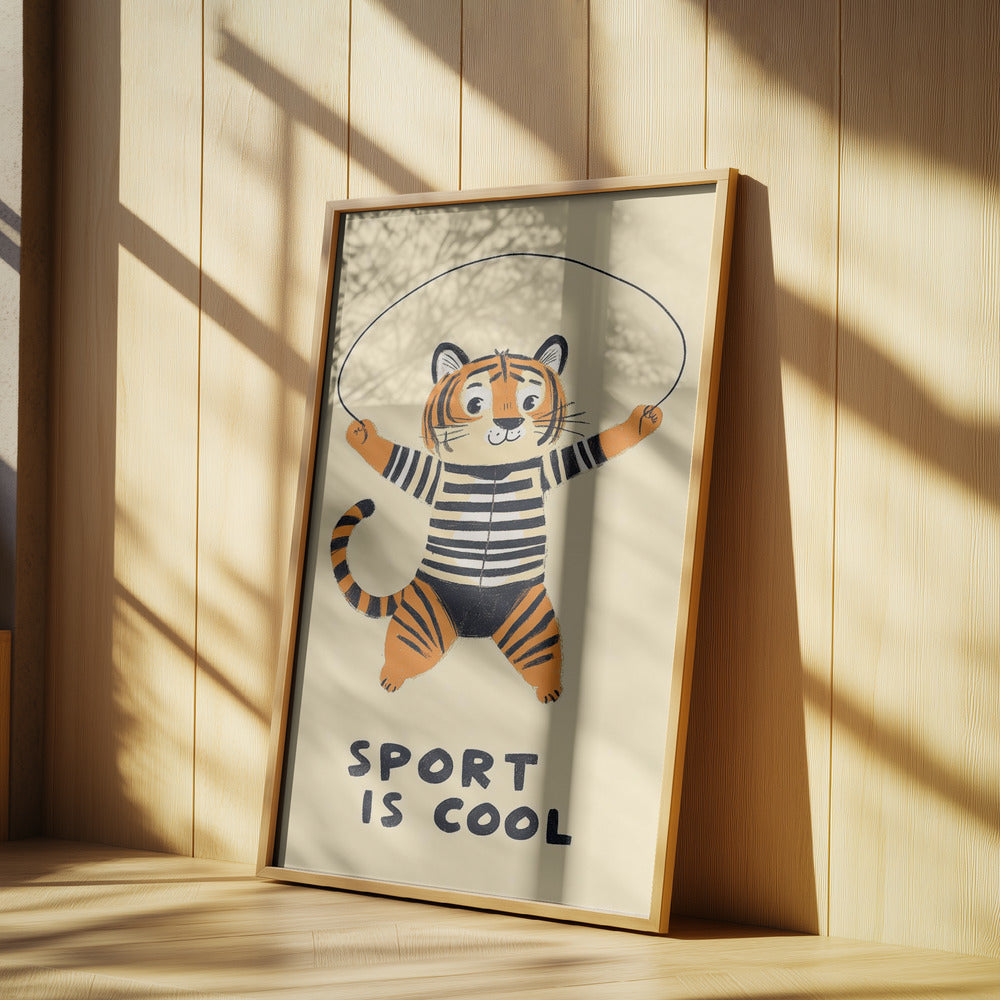 Jumping Tiger Fun | Poster