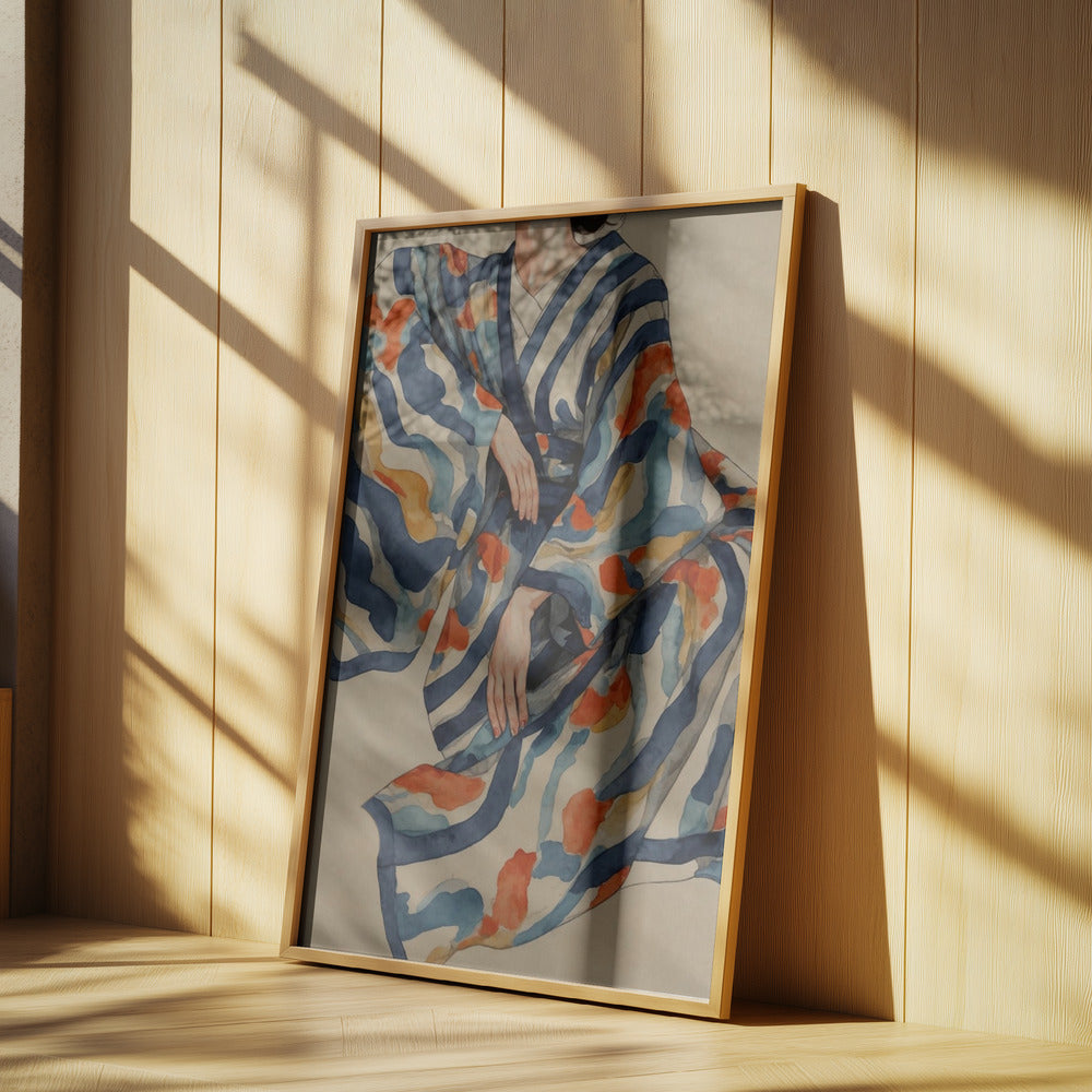 Flowing Kimono Patterns | Poster