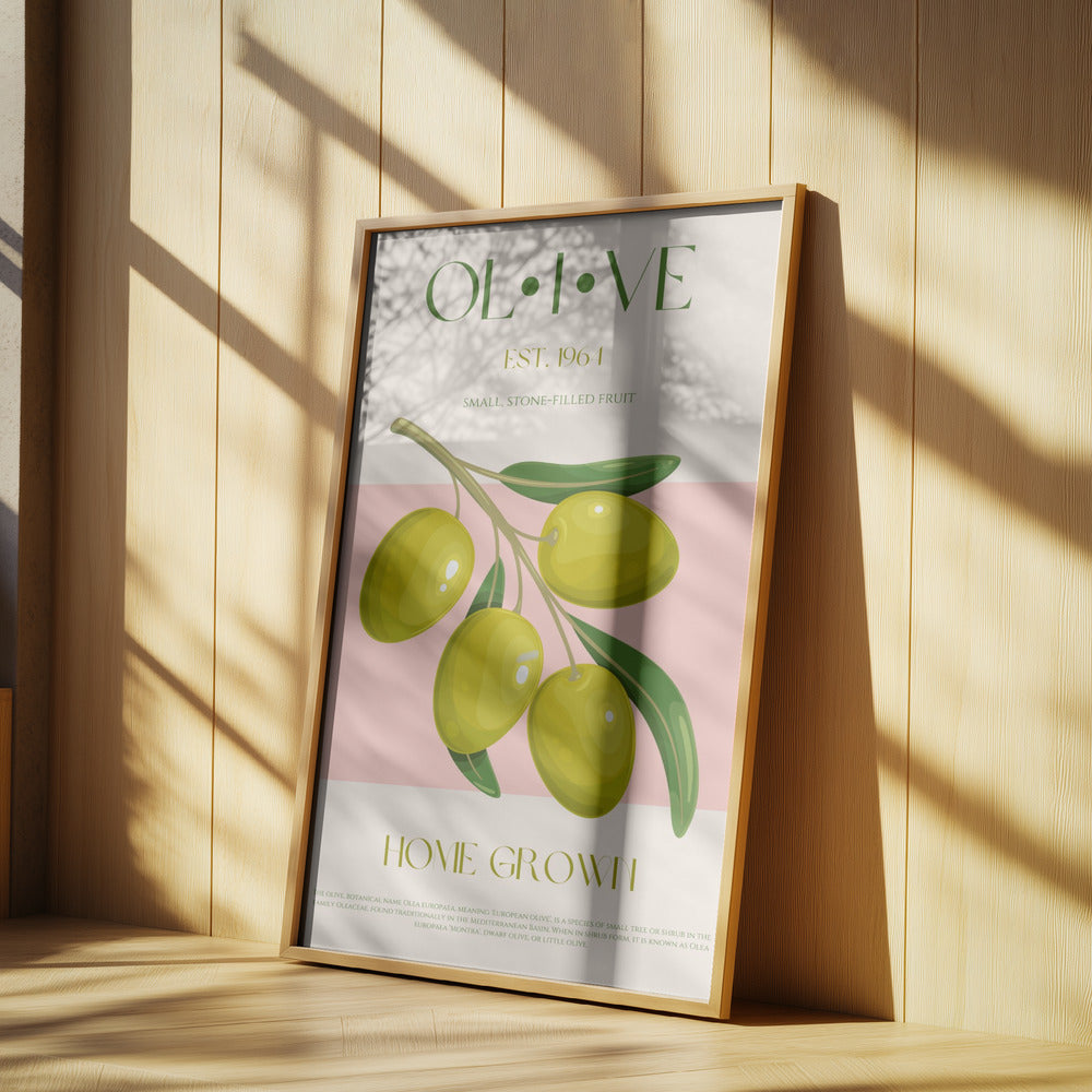 Goldene Oliven-Essenz | Poster