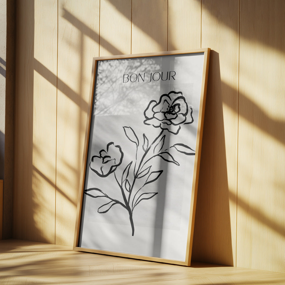 Bonjour Blooms | Poster