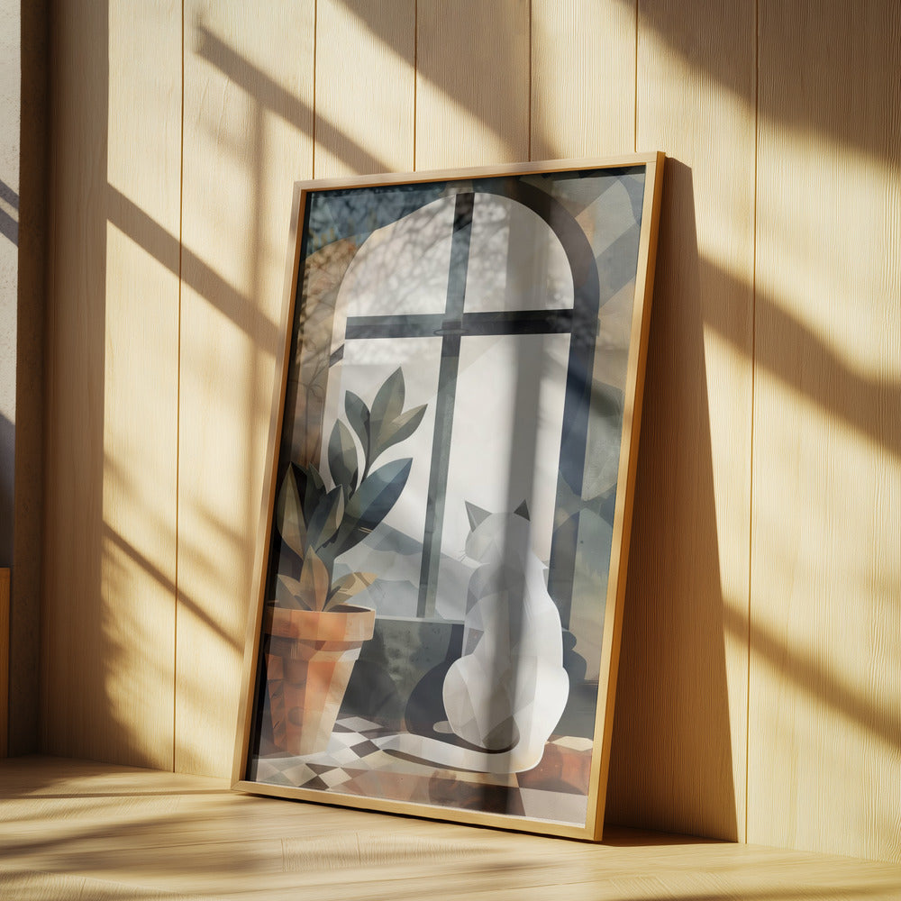 White cat | Poster