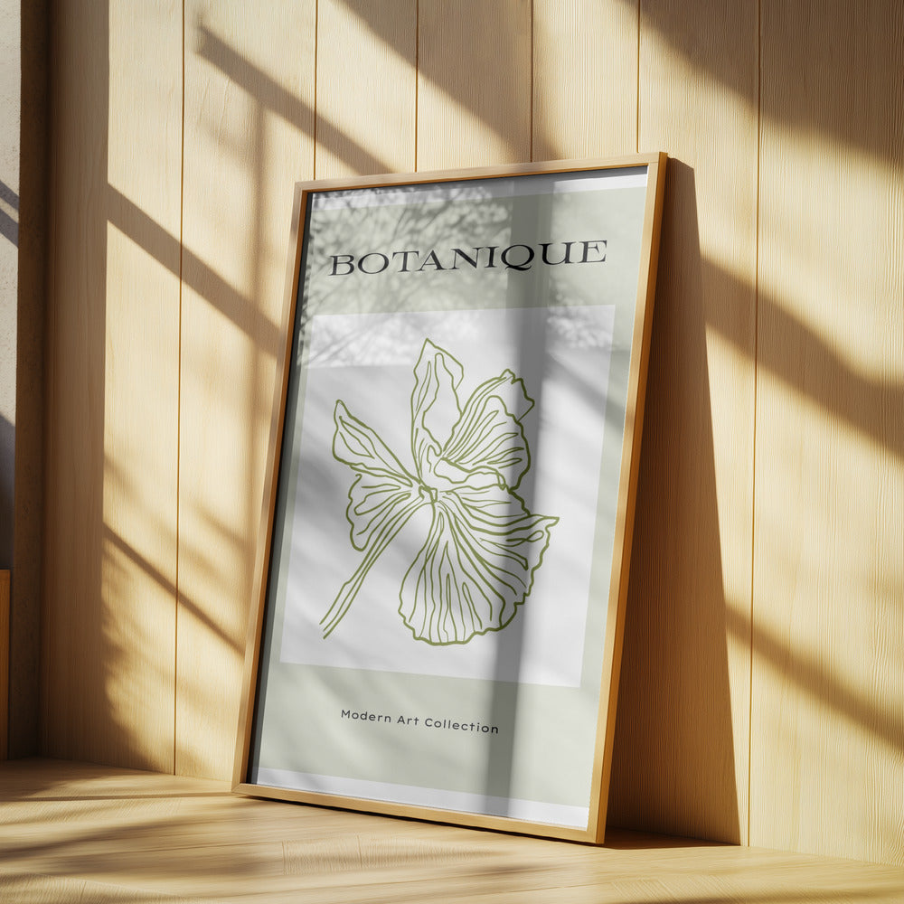 Green Flora Outline | Poster
