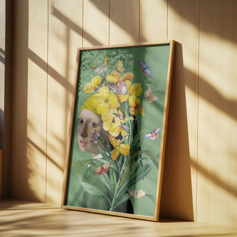 Girl With a Pearl Earring - the Springtime Edition | Poster