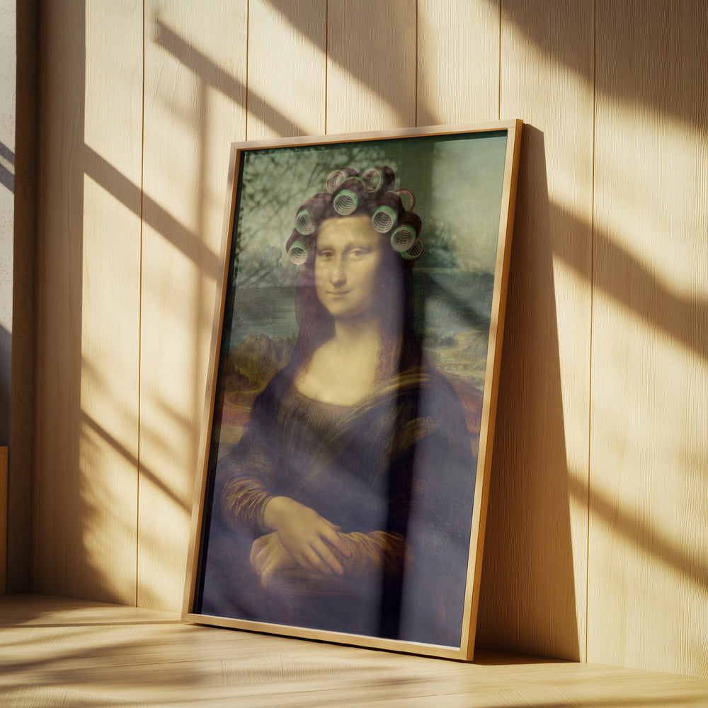 Mona Lisa -  the Curly Girly Edition | Poster
