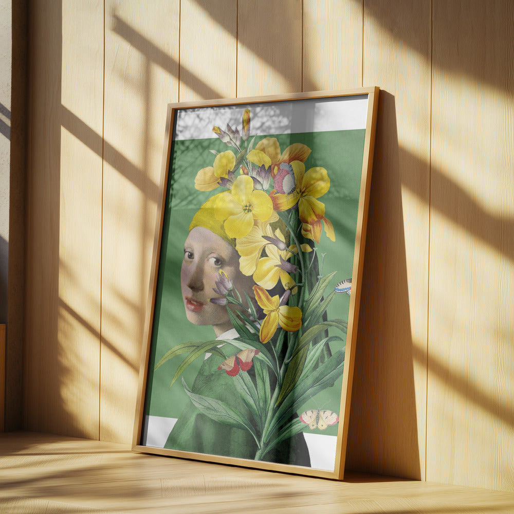 Girl With Pearl Earring   the Springtime Edition | Poster