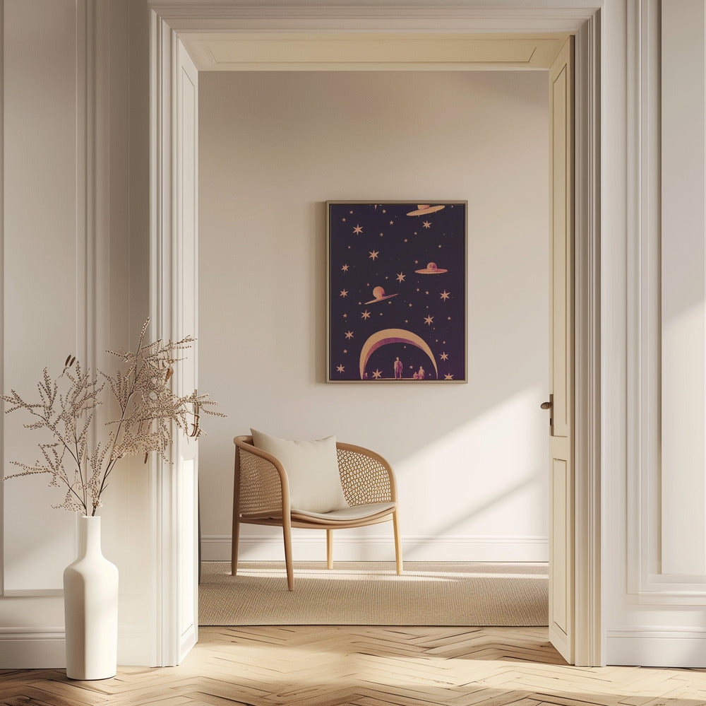 Galaktische Traumlandschaft | Poster