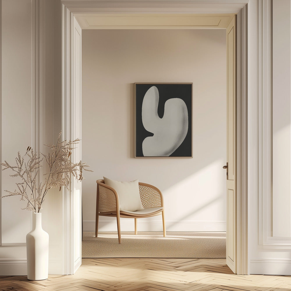 Abstract White Sculpture Y | Poster