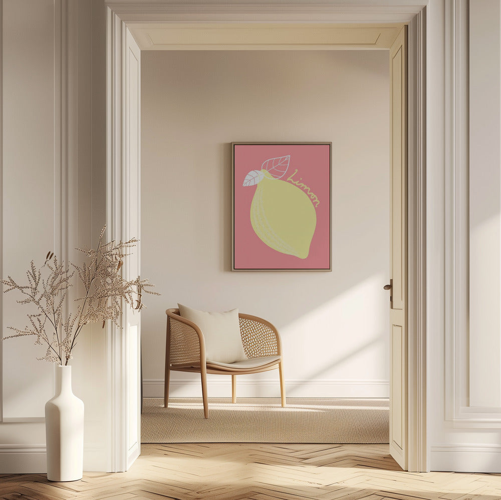 Yellow Citrus Charm | Poster