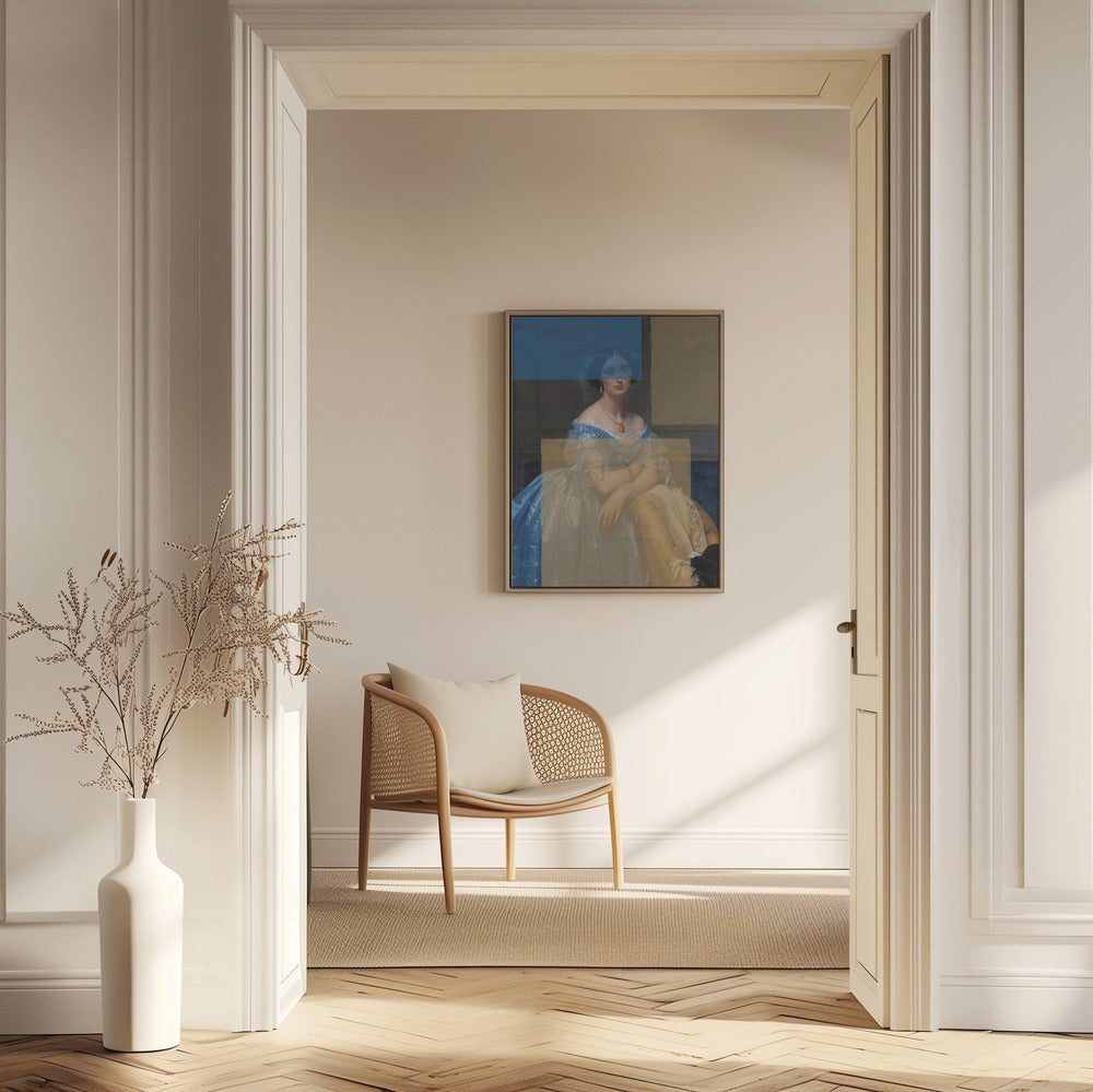 Baroque Portrait Contemporary Collage | Poster