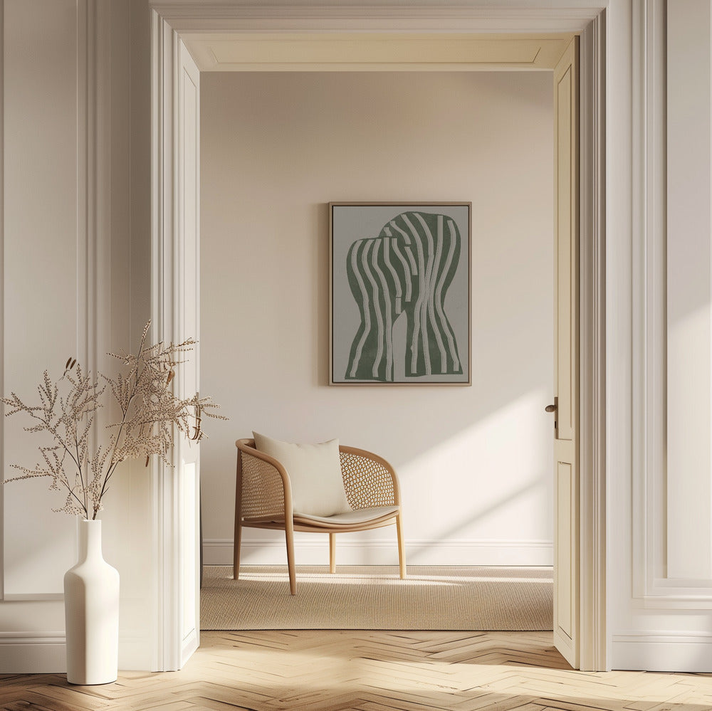 Curved Stripes | Poster