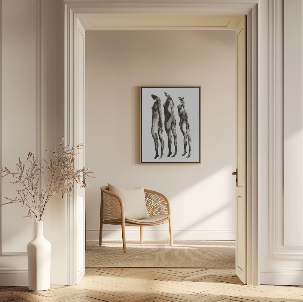 Figure Study 3x | Poster