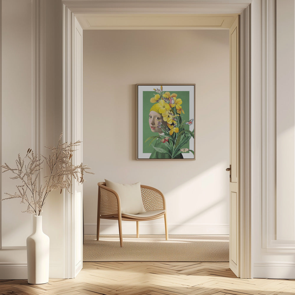 Girl With Pearl Earring   the Springtime Edition | Poster