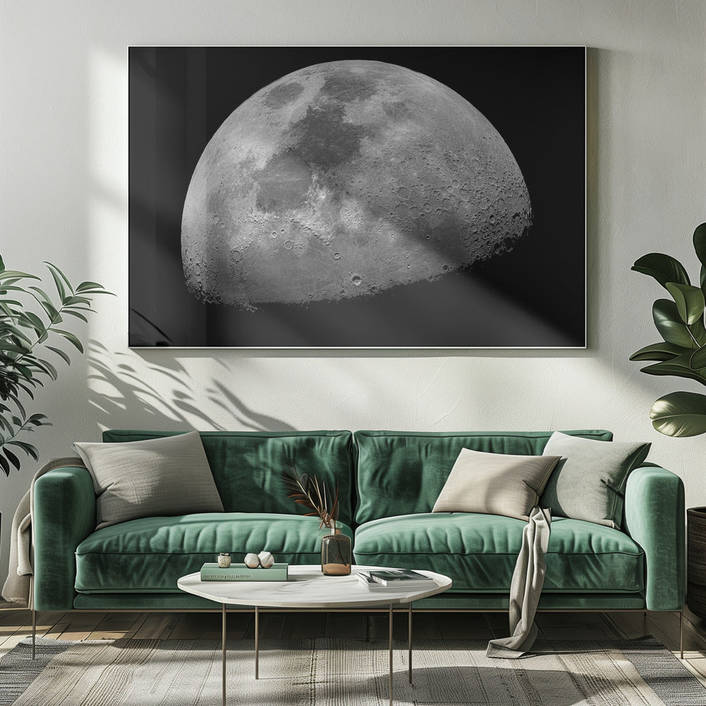 Oh regarde la lune, elle brille là-haut | Tableaux sur Toile