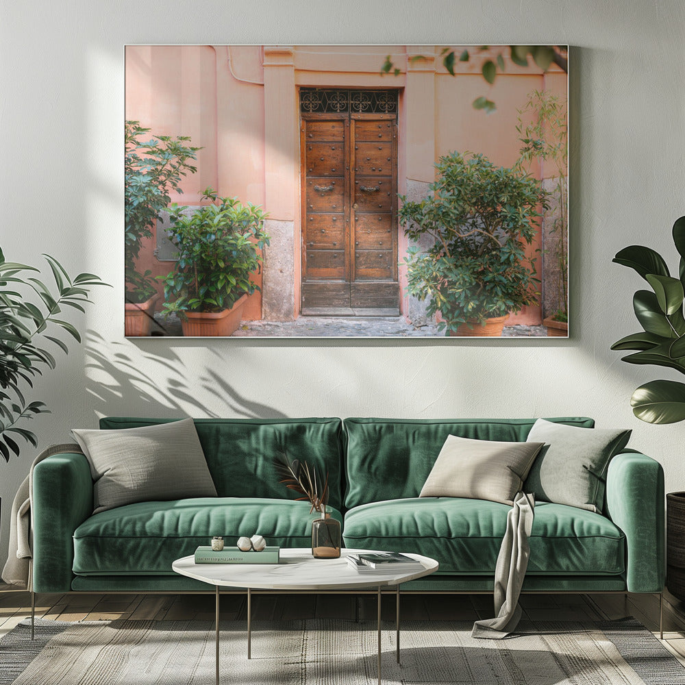 Die Trastevere-Tür | Leinwand
