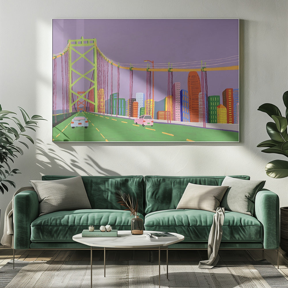 Puente de la bahía de Oakland | Impresiones en Lienzo