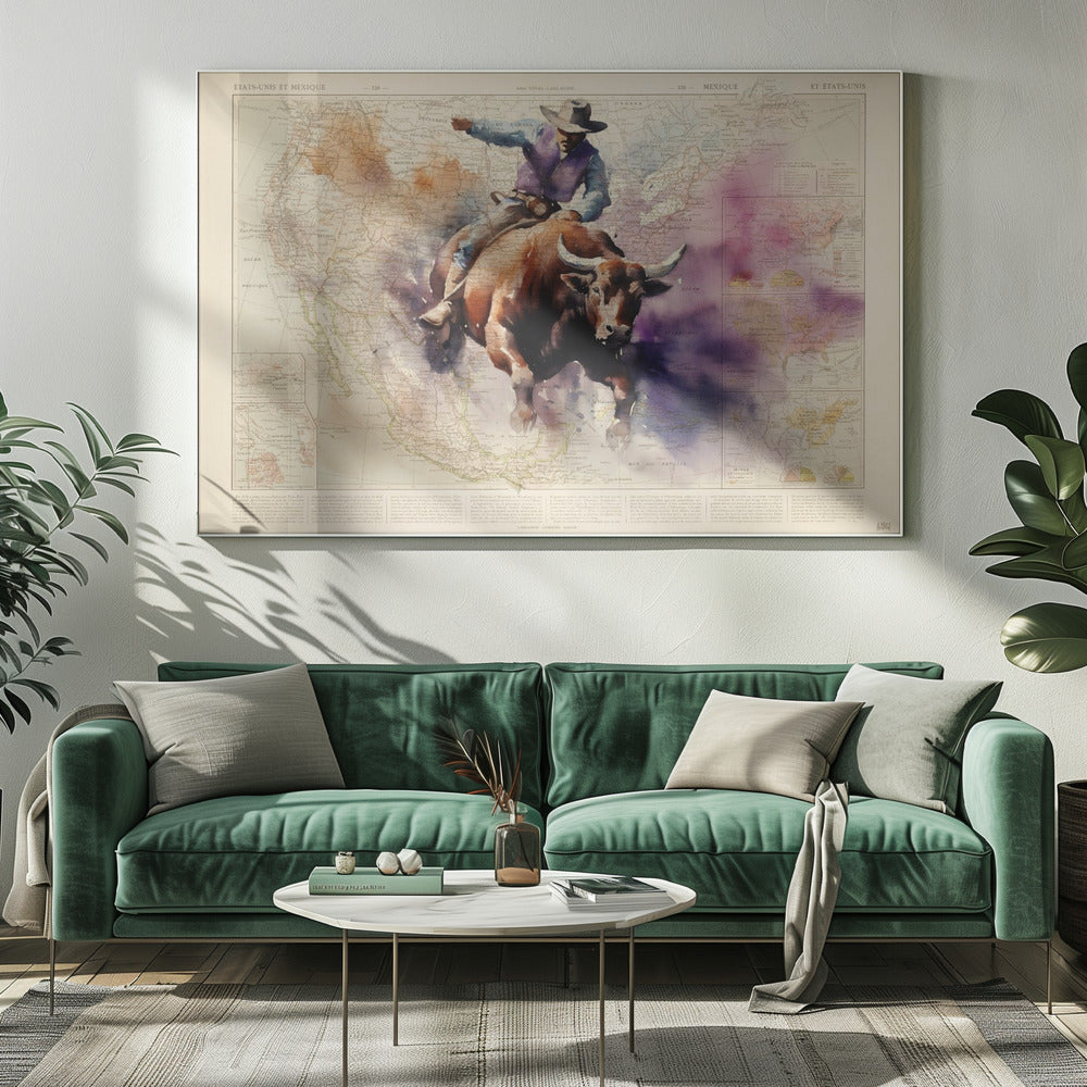 Cavaliere del Toro | Stampe su Tela