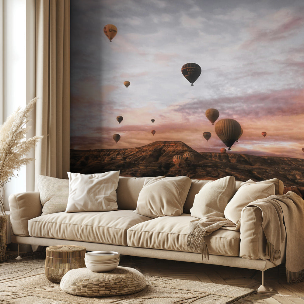 Globo aerostático de Capadocia | Papel Pintado Fotográfico