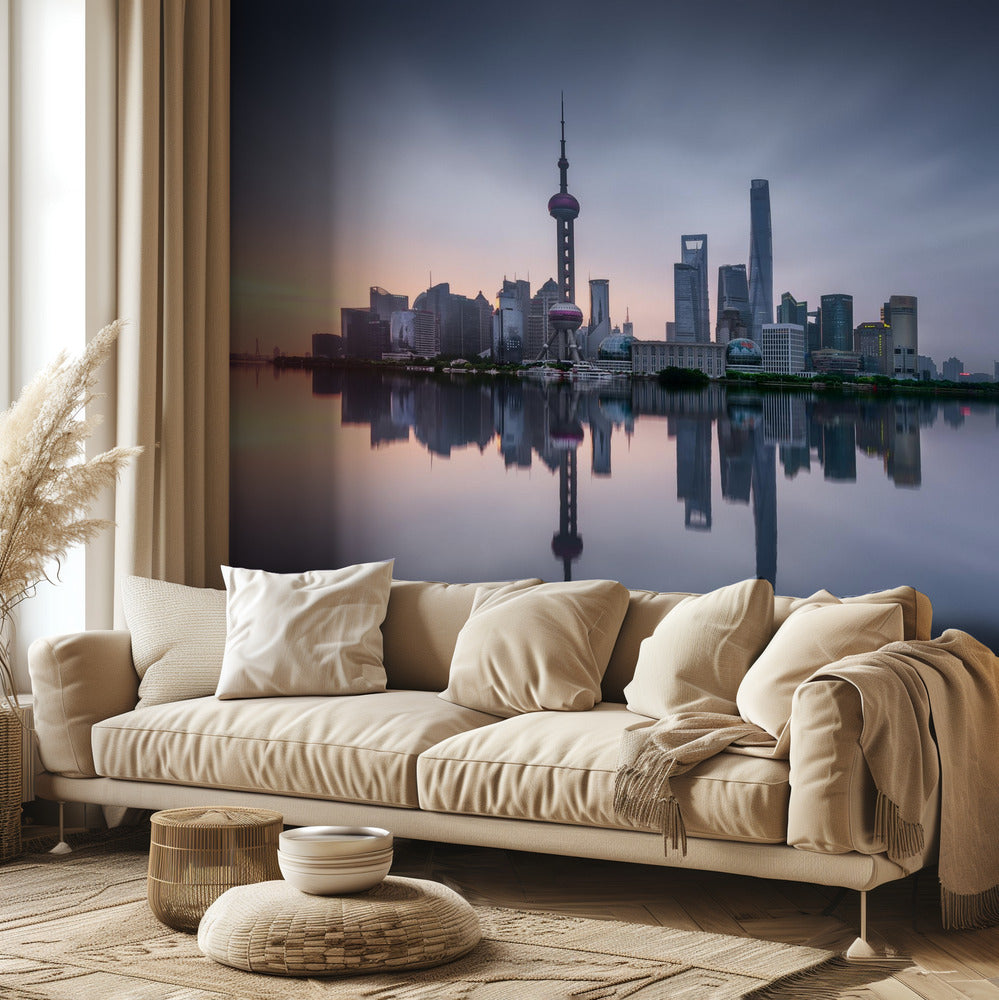 God morgon Shanghai | Fototapet