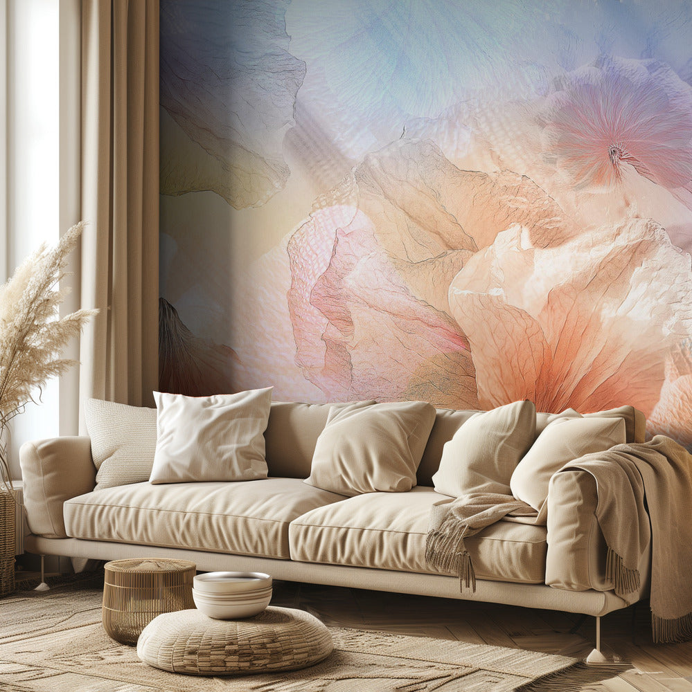 Flores etéreas | Papel Pintado Fotográfico