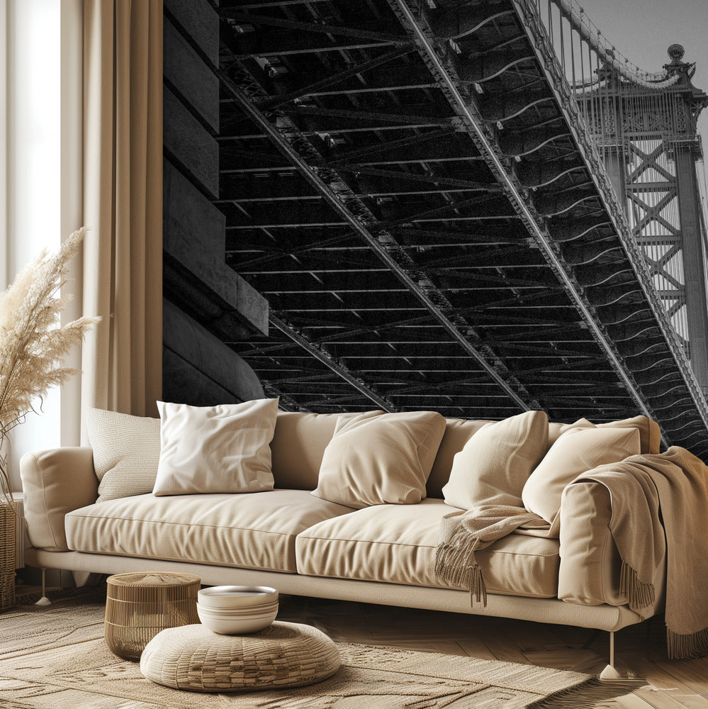 Most Manhattan - Brooklyn Nowy Jork | Fototapeta