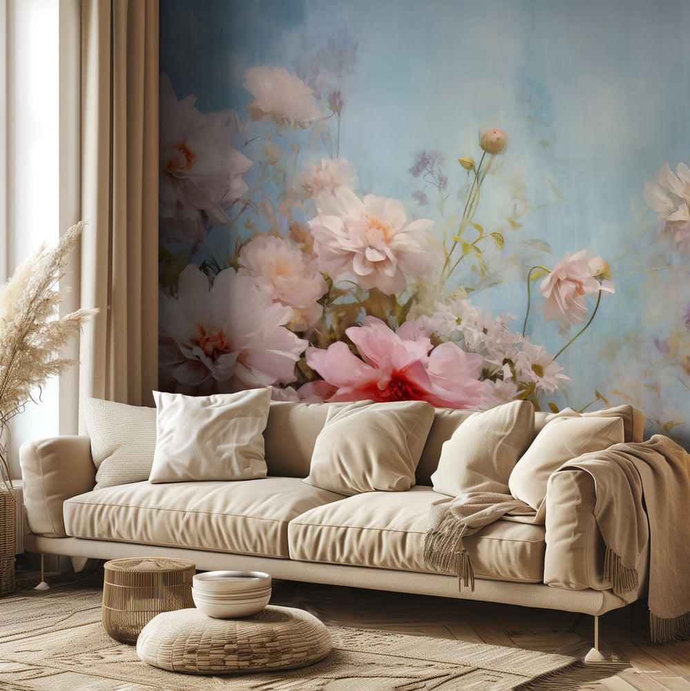 Fa Vintage Blomster 65 | Fototapeter