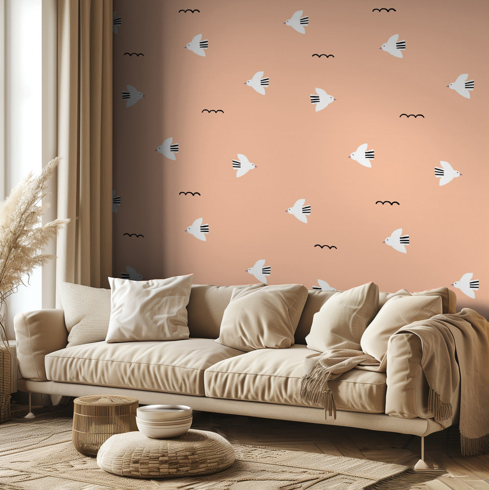 Oiseaux (modèle de conception) | Papier Peint Photo
