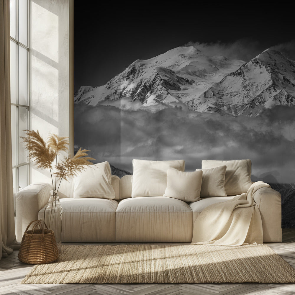 Denali von der gegenüberliegenden Gratlinie aus | Fototapeten