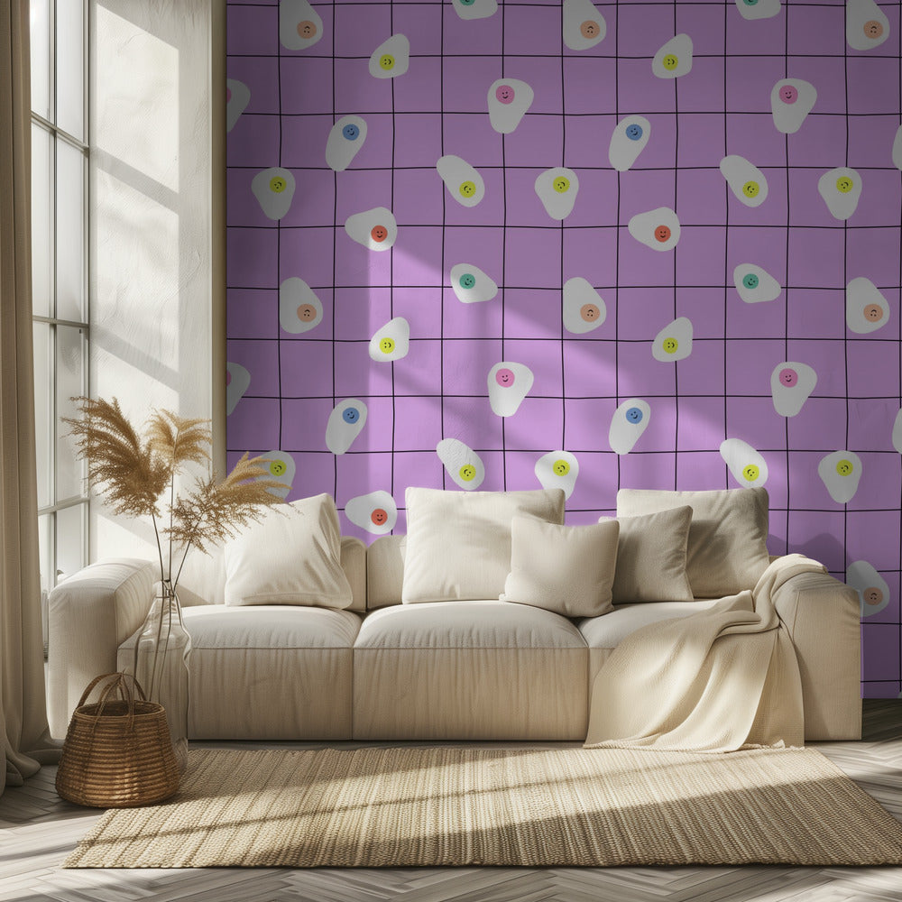 Breakfast Party (pattern design) | Wallpaper