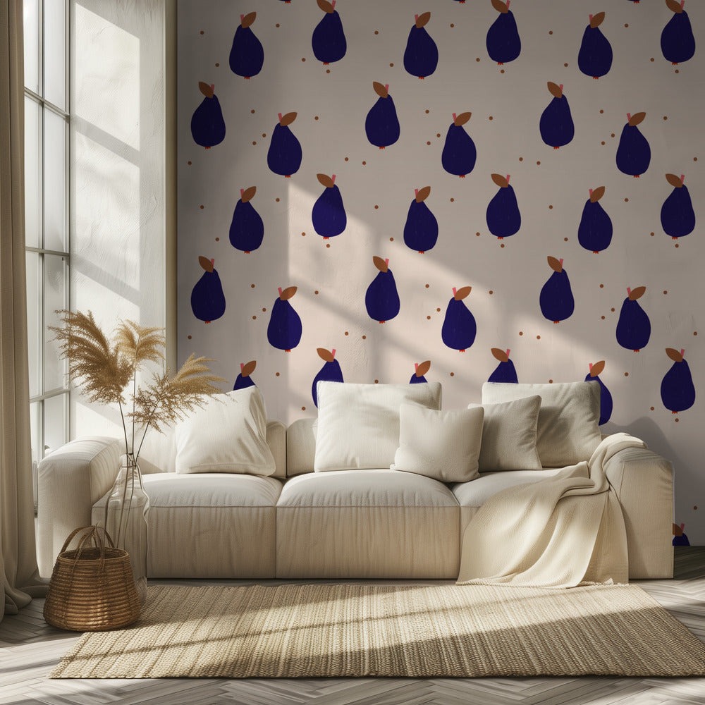 Happy Pears (pattern design) | Wallpaper