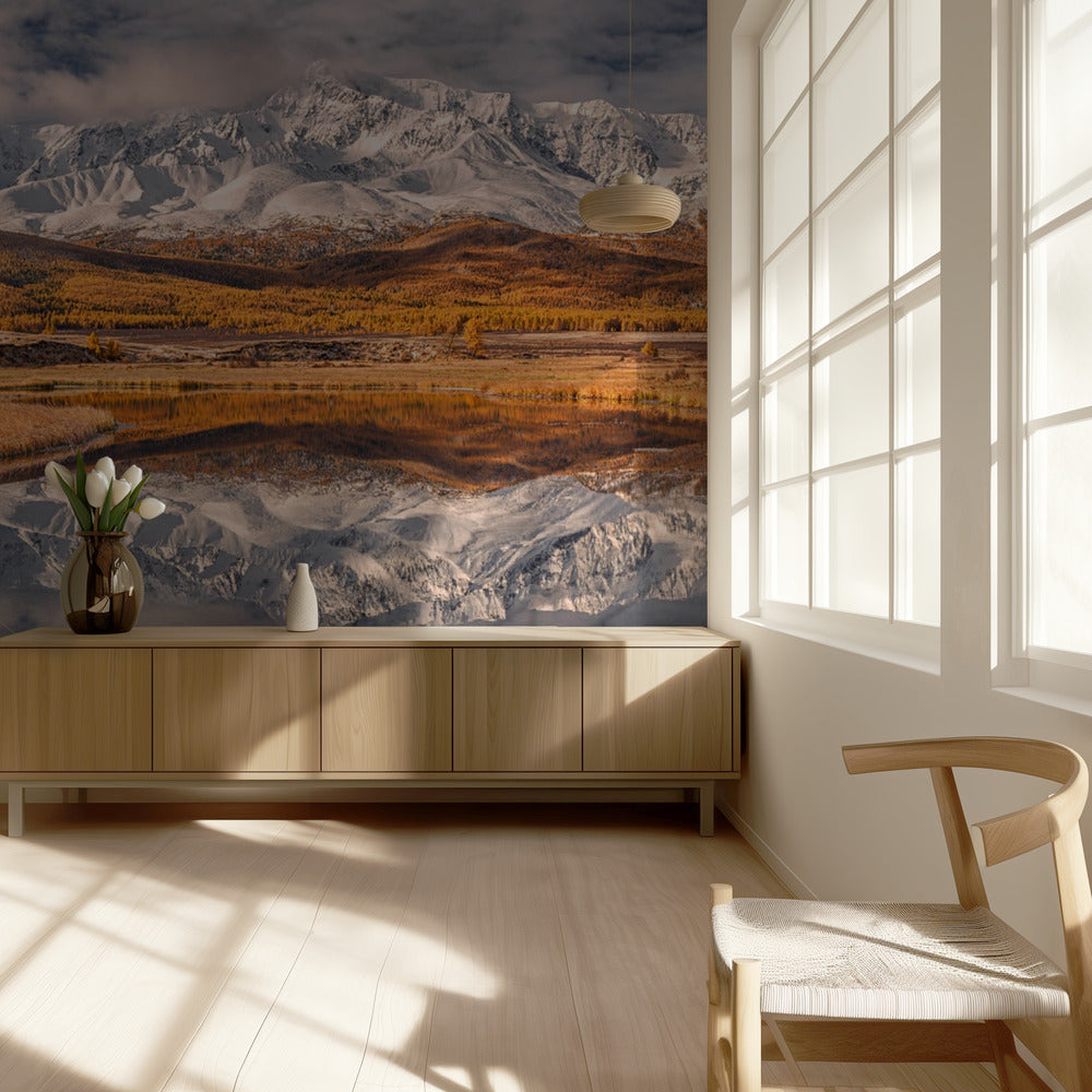 Espejo para montañas | Papel Pintado Fotográfico