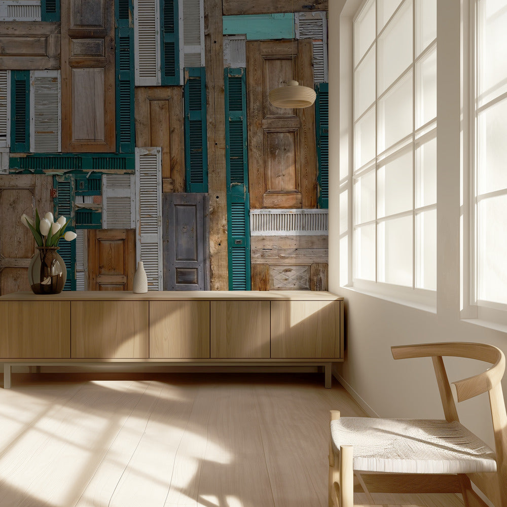 Las puertas | Papel Pintado Fotográfico