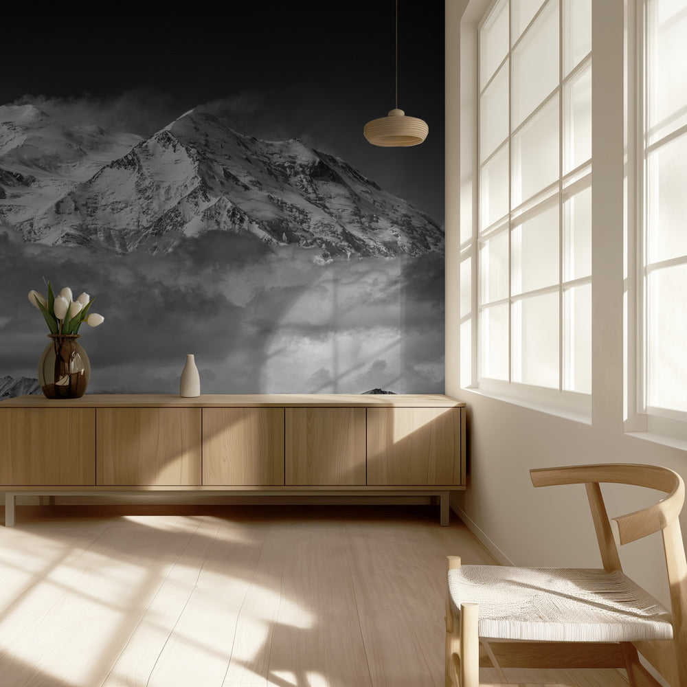 Denali von der gegenüberliegenden Gratlinie aus | Fototapeten